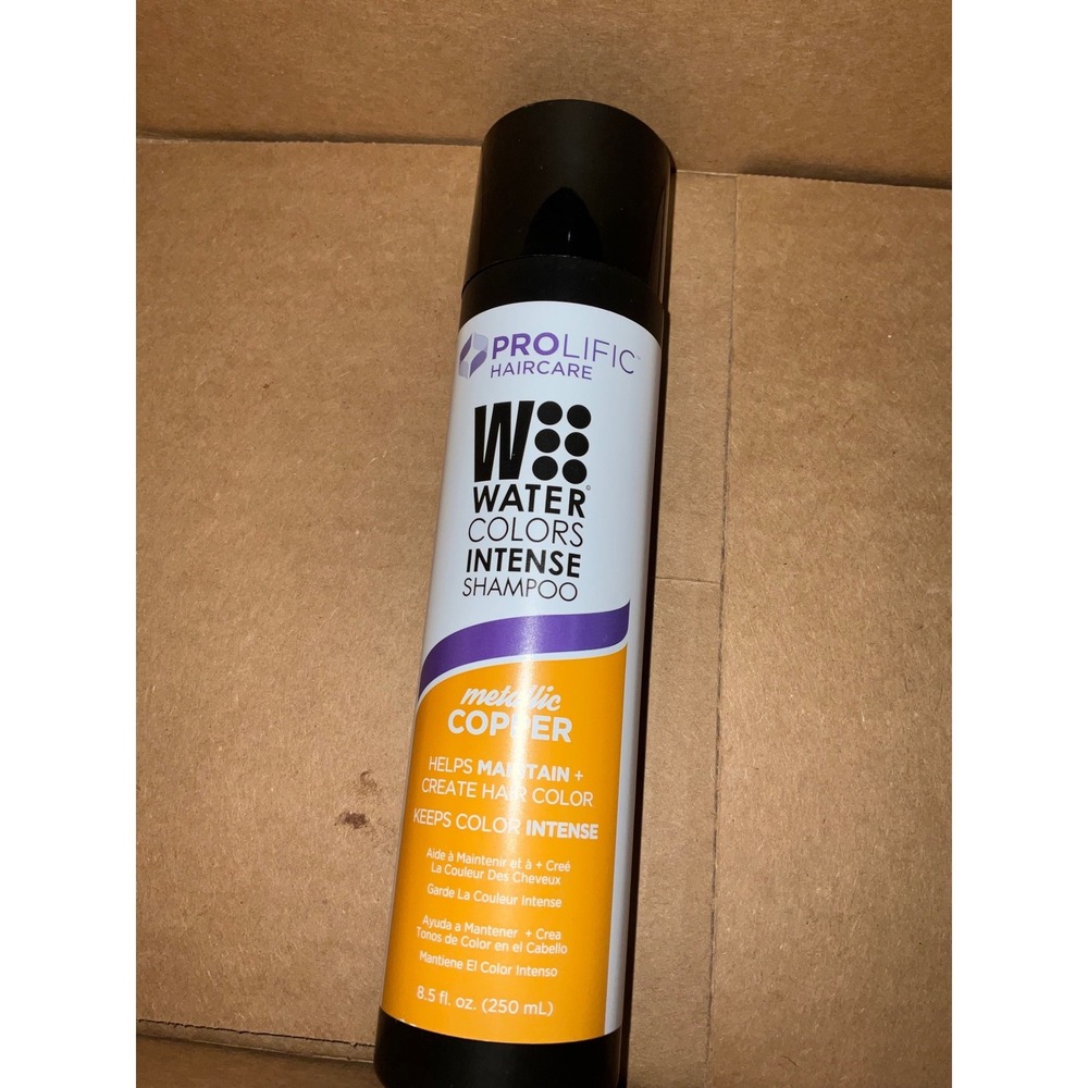 Prolific Haircare Watercolors Intense Shampoo Metallic Copper Sulfate Free hair
